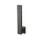 Z-Lite Edge 2 Light Outdoor Wall Sconce, Black & Sand Blast 576M-BK-LED - alternate 3